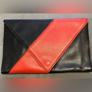 Sonia Rykiel leather clutch